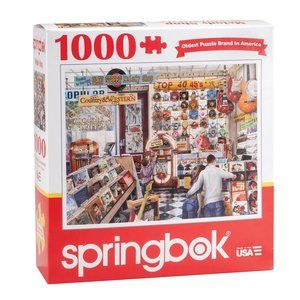 The Melody Shop Jigsaw Puzzle The Melody Shop Retro Music Record Store 1000-Pc